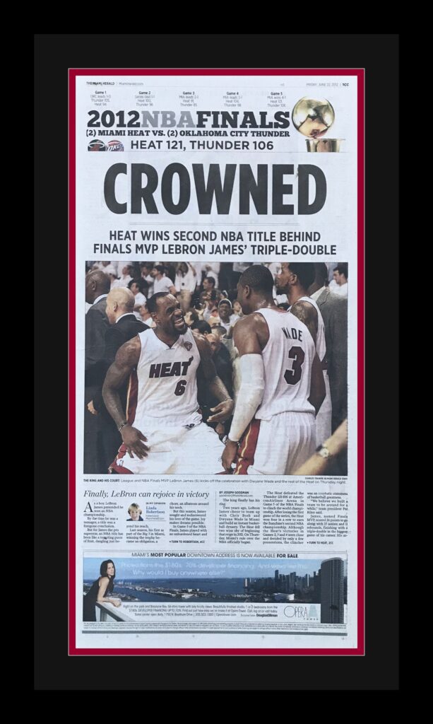 Miami Heat Crowned NBA Champions Miami Heat Crowned NBA Champions